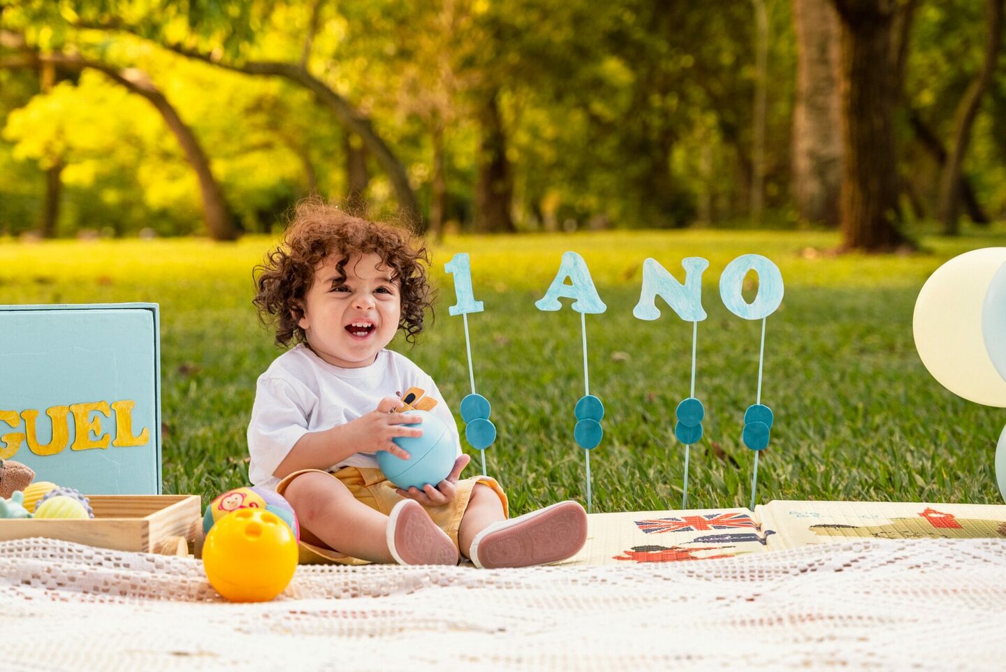 Ensaio 1 ano | Miguel | Bosque da Paz | Campo Grande - MS